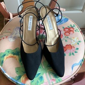 Ann Marino strappy sling back heels